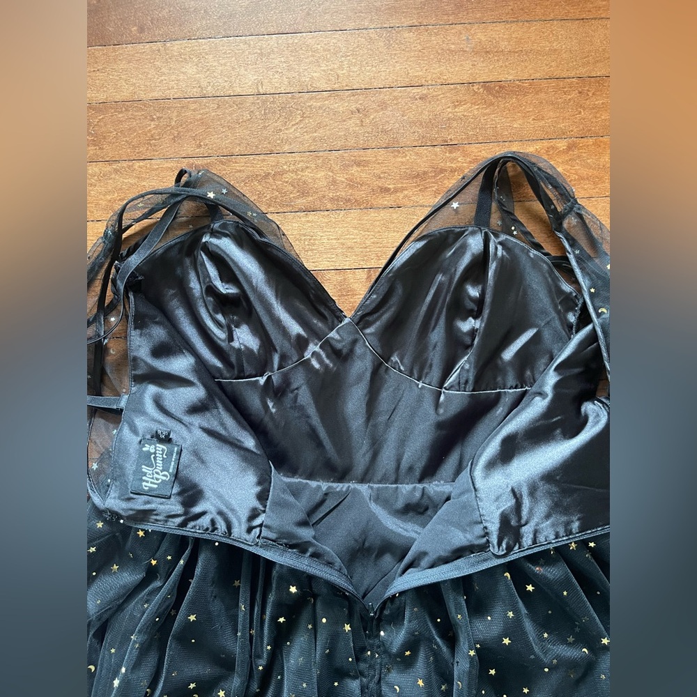 Hell Bunny retro Infinity 1950's black dress - Picture 6 of 9